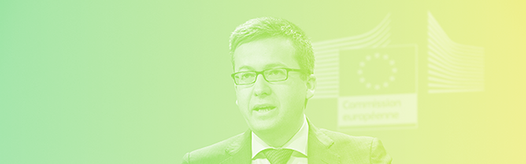 The EU's commissioner for research and innovation Carlos Moedas
