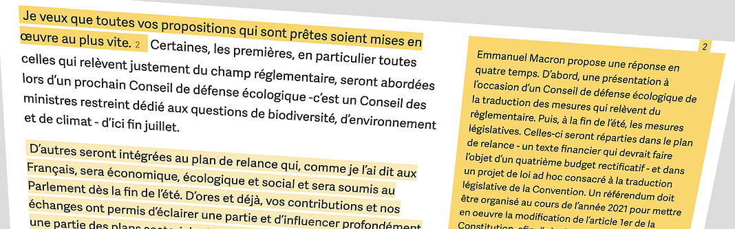 Convention citoyenne : ce qu’il faut lire entre les lignes du discours d’Emmanuel Macron