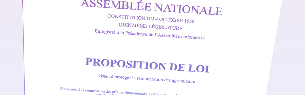 PPL Rémunération des agriculteurs