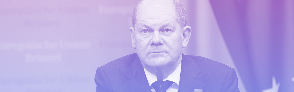 Olaf Scholz à Bruxelles le 18 février 2022