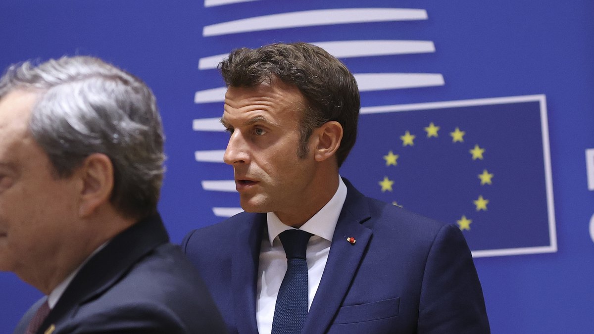 Emmanuel Macron à Bruxelles, le 30 mai
