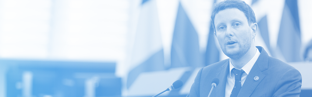 Clément Beaune au Parlement européen, janvier 2022
