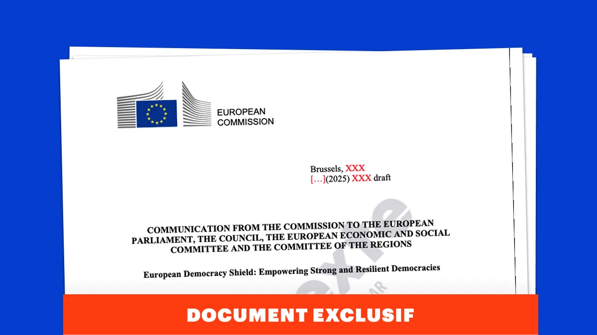 La Commission européenne pose les bases d’un nouvel organe anti-ingérences étrangères