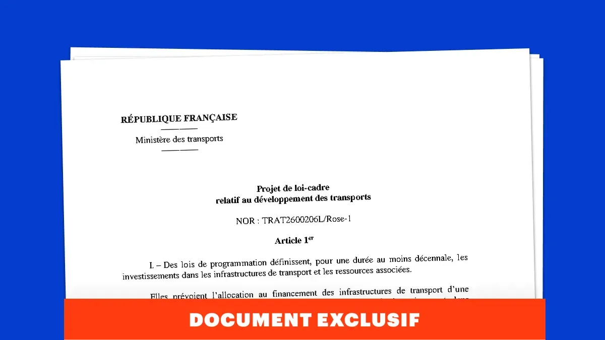 Le projet de loi-cadre sur les transports