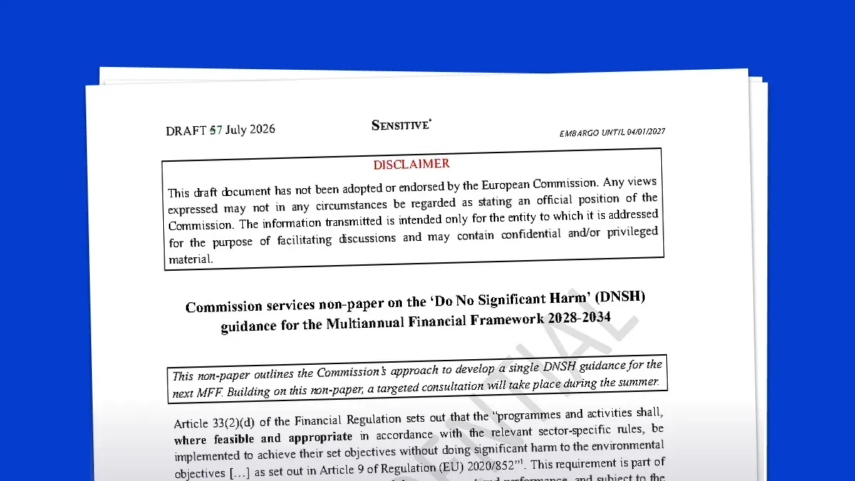 Document - Comment la Commission ouvre la voie au financement d'activités polluantes dans le prochain budget européen