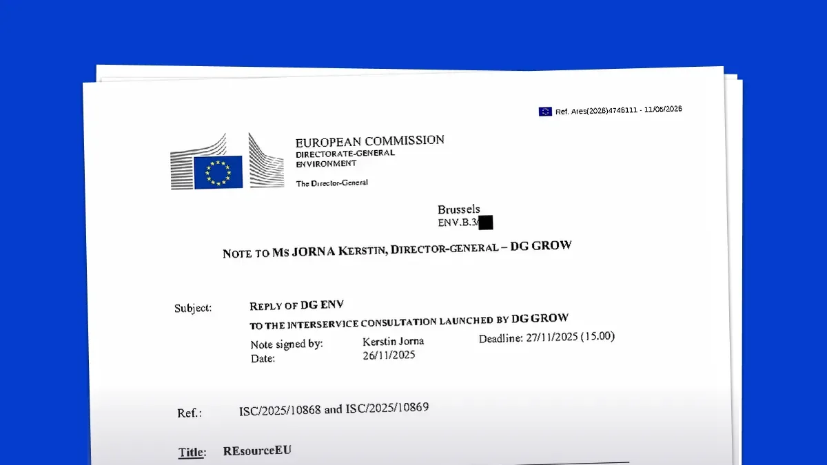 Info Contexte - À la Commission, la DG de l’environnement contrainte et forcée de réviser sa directive-cadre sur l’eau
