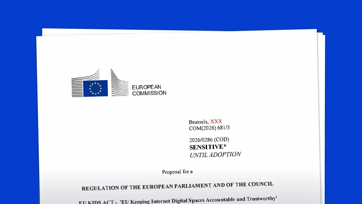 Document - La Commission européenne souhaite étendre sa majorité numérique bien au-delà des réseaux sociaux